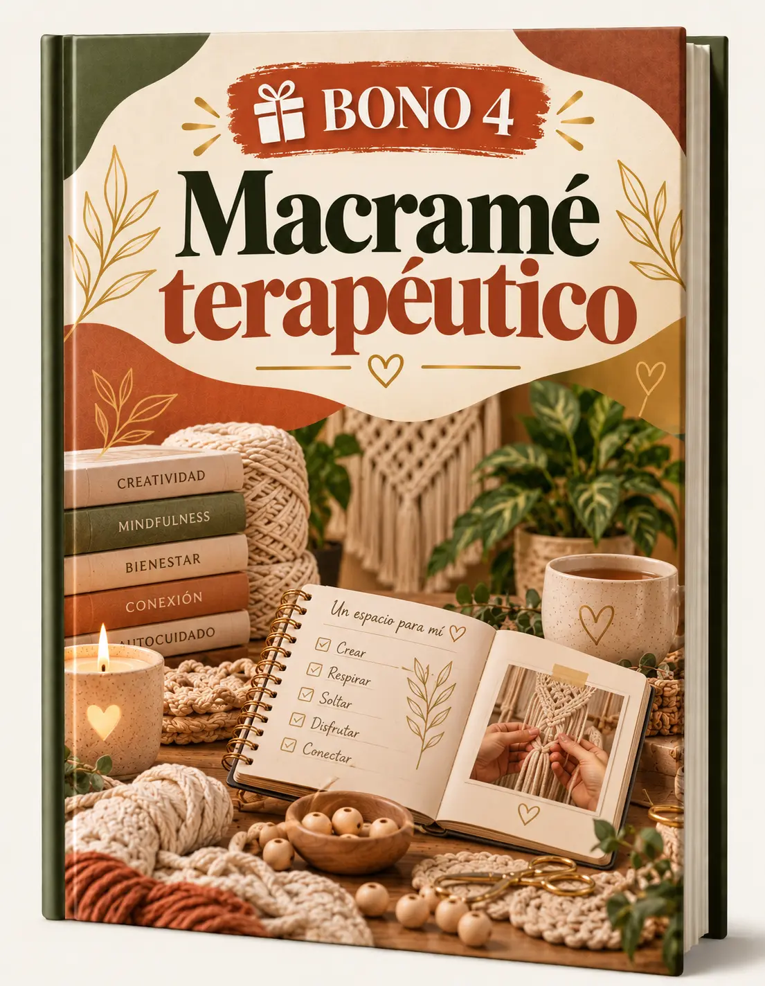 Mockup de Macramé terapéutico